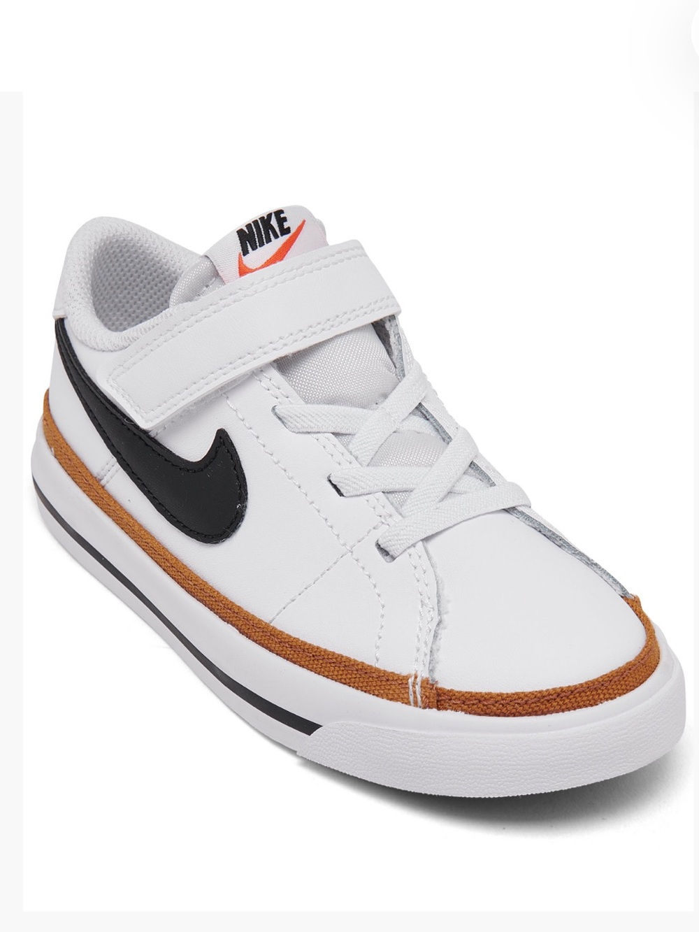 New In Box! Nike Toddler Kids Court Legacy Adjustable Strap Closure Casual Sneak